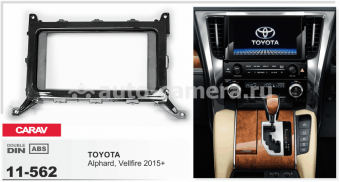 Переходная рамка для TOYOTA Alphard, Vellfire 2015+ Carav 11-562