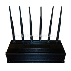 Стационарный подавитель связи CDMA, GSM, 3G, GPS, Wi-Fi/Bluetooth "BlackHunter X6"